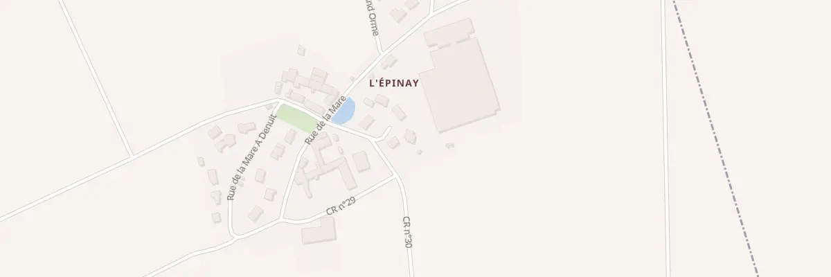 Plan du 2 Imp des Landes à Orcemont