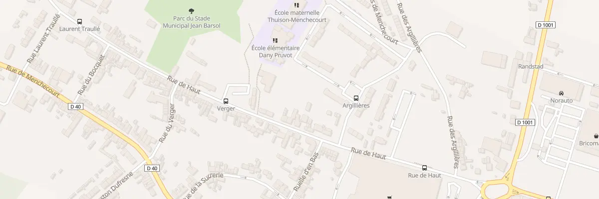 Plan du 84 Rue de Haut à Abbeville