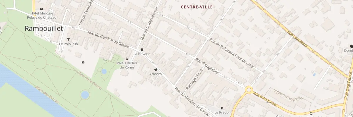 Plan du 38 Rue d’Angiviller à Rambouillet