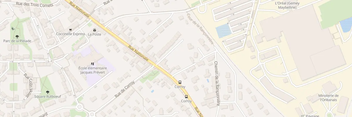 Plan du 82 Rte Nationale à Ormes