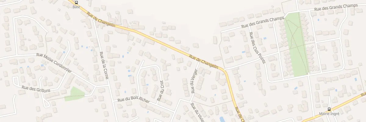 Plan du 23 Rue de Changelin à Ingré