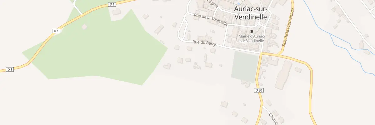 Plan du 3B Rue du Barry à Auriac-sur-Vendinelle