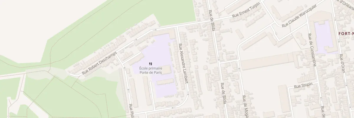Plan du 43 Rue Alexandre Lambert à Calais