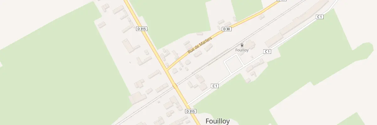Plan du 4 Rue de Marlers à Fouilloy