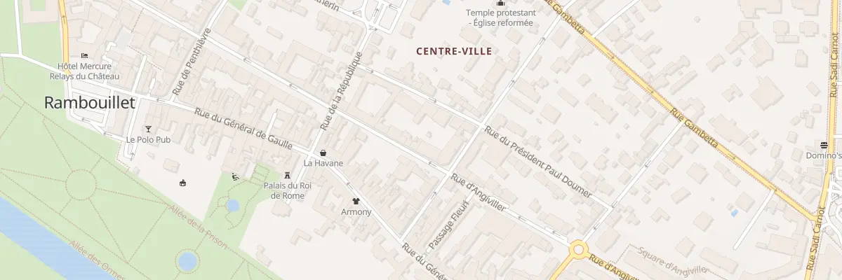 Plan du 45 Rue d’Angiviller à Rambouillet