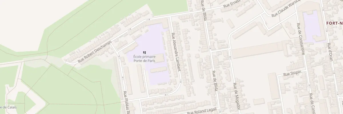 Plan du 35 Rue Alexandre Lambert à Calais