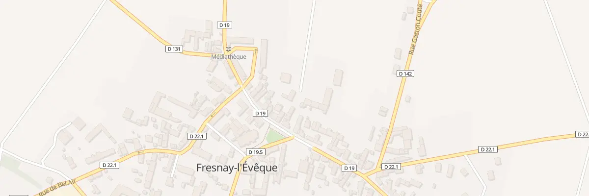 Plan du 6B Pl de l’Eglise à Fresnay-l’Évêque