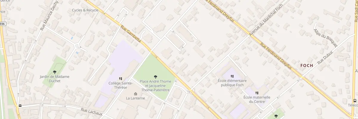 Plan du 52 Rue Gambetta à Rambouillet