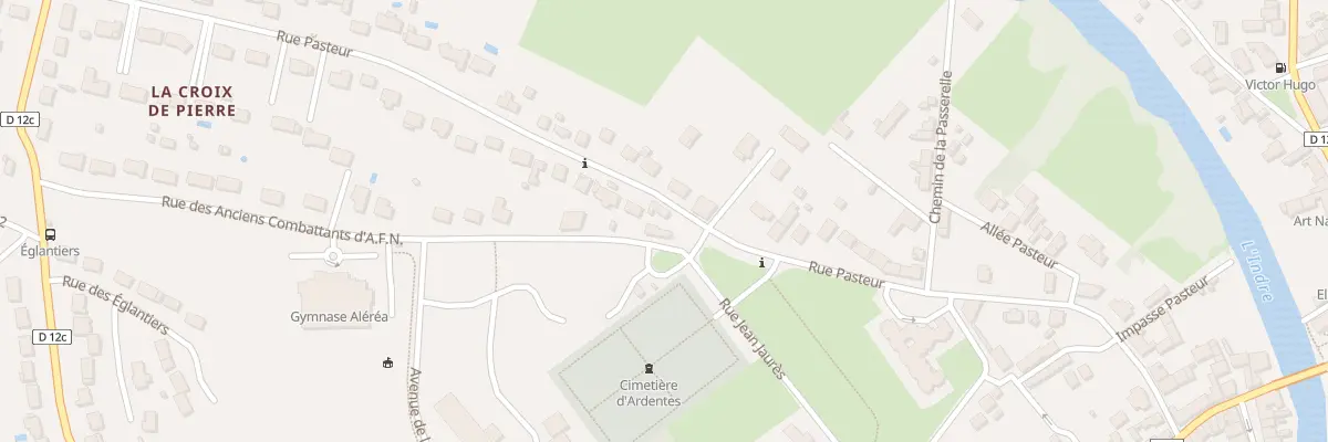 Plan du 15 Rue Pasteur à Ardentes