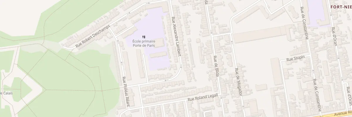 Plan du 23 Rue Alexandre Lambert à Calais