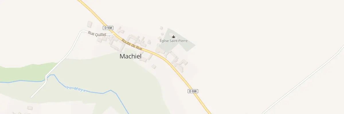 Plan du 14 Rte de Rue à Machiel