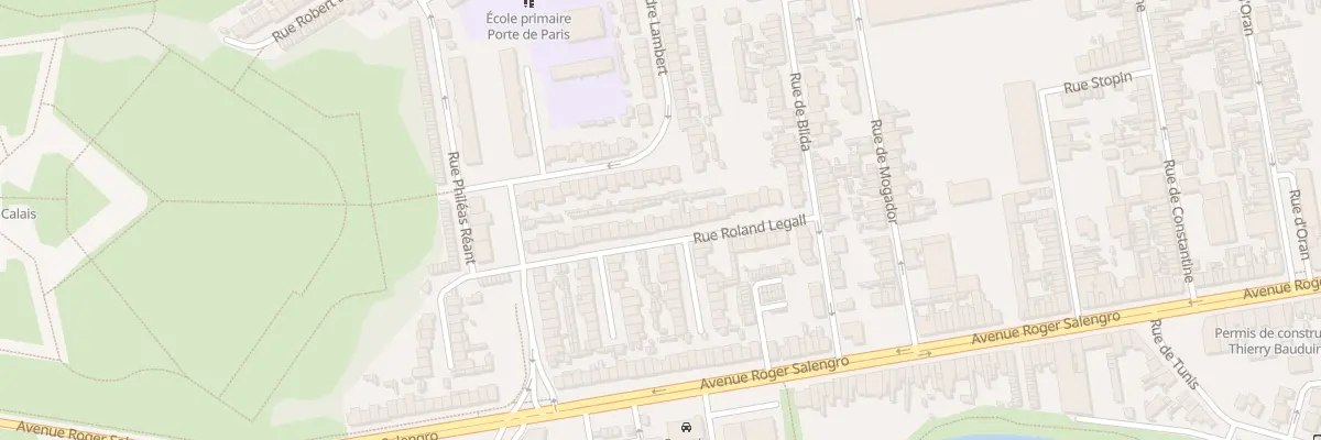 Plan du 31 Rue Roland Legall à Calais