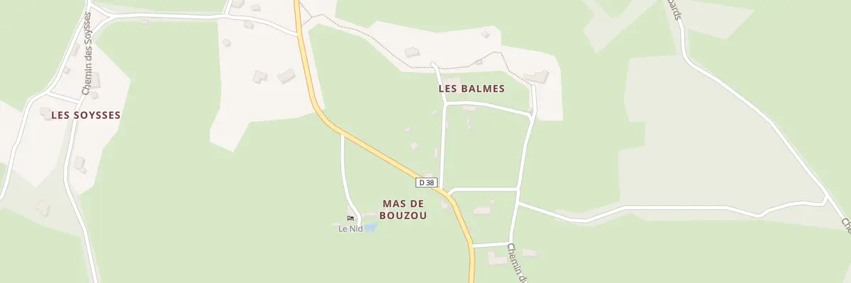 Plan du 5133 Les Balmes à Grèzes