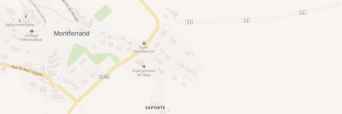 Plan du 92 Che de la Fount des Faourès à Montferrand