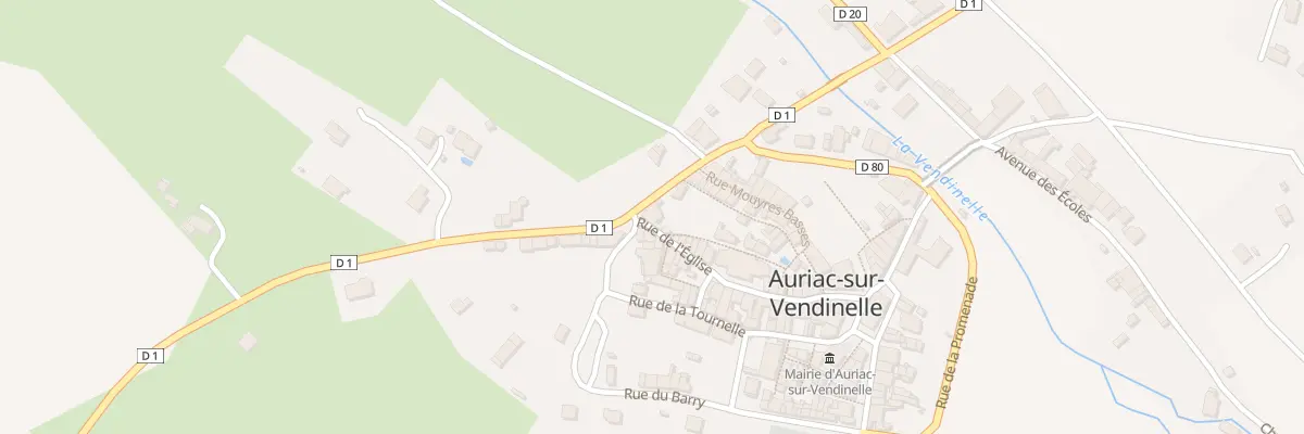 Plan du 12 Rue de l’Eglise à Auriac-sur-Vendinelle