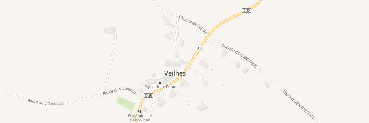 Plan du 5001 Veilhes à Veilhes