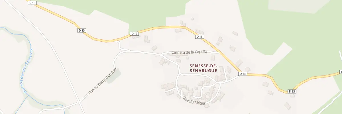 Plan du 11 Senesse-Village à Dun