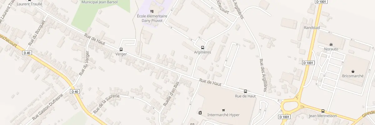 Plan du 70 Rue de Haut à Abbeville