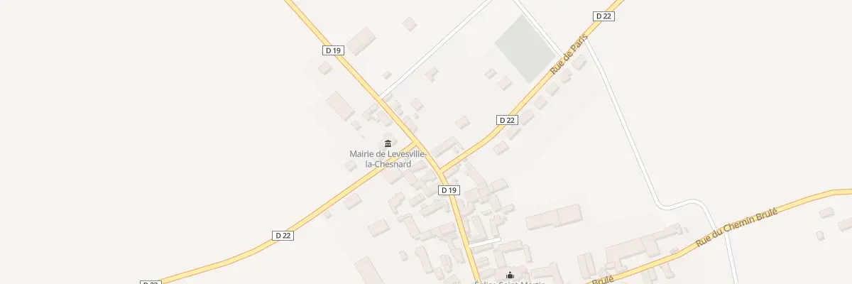 Plan du 24 Rue Emile Grapperon à Levesville-la-Chenard