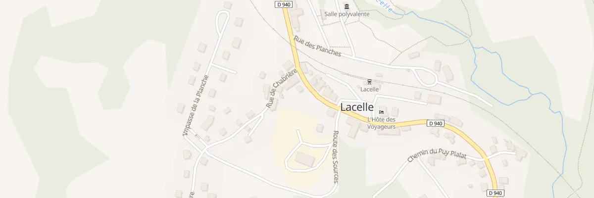 Plan du 5060 Le Bourg à Lacelle