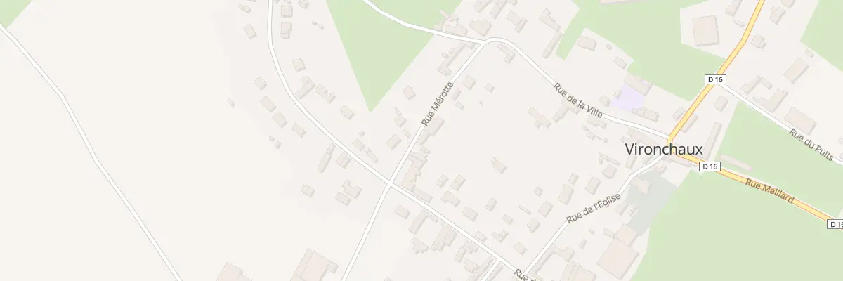 Plan du 135 Rue Mérotte à Vironchaux