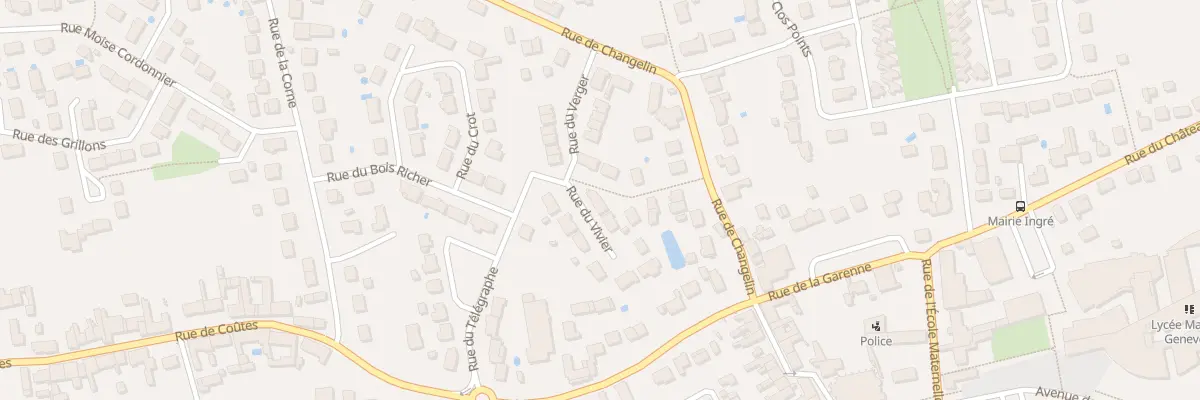 Plan du 5 Rue du Vivier à Ingré