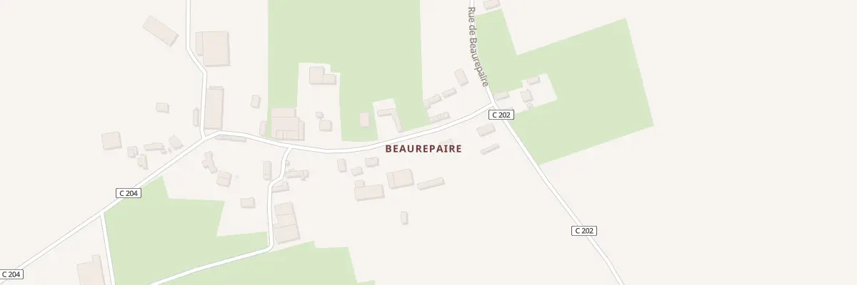 Plan du 10 Beaurepaire à Fourcigny