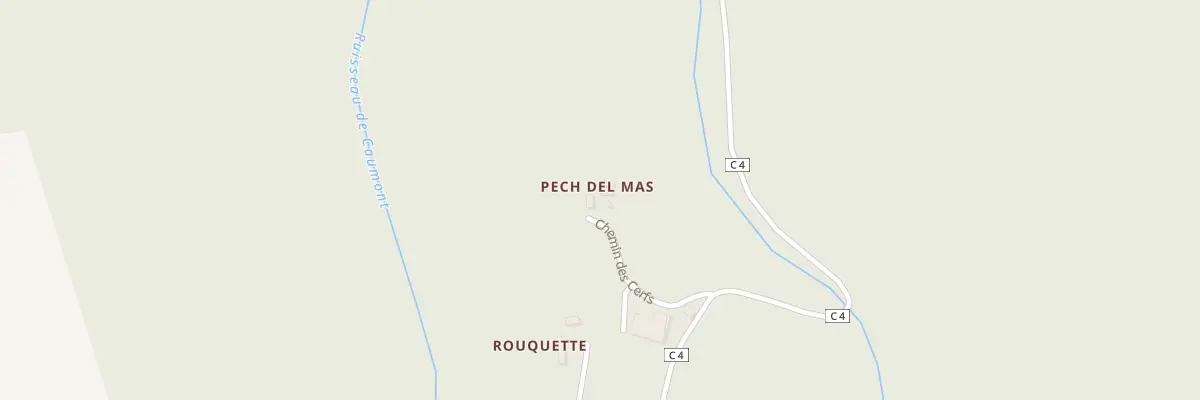 Plan du 5135 Pech Del Mas à Féneyrols