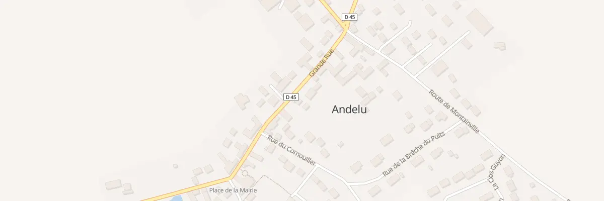 Plan du 20 Gr Grande Rue à Andelu