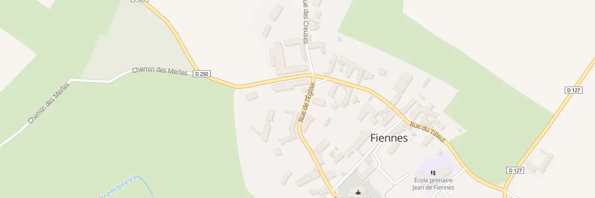 Plan du 13 Rue de l’Eglise à Fiennes