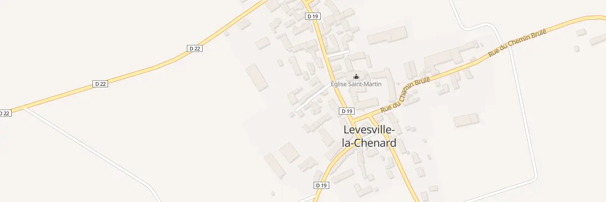 Plan du 2 Rle des Tacherons à Levesville-la-Chenard