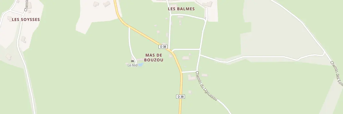 Plan du 5113 Les Soysses à Grèzes