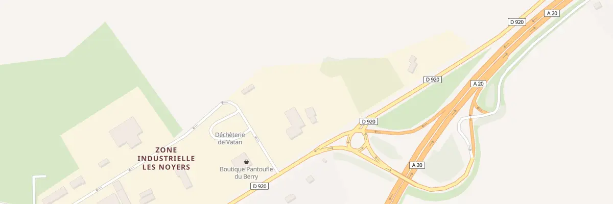 Plan du 5328 Les Noyers à Vatan