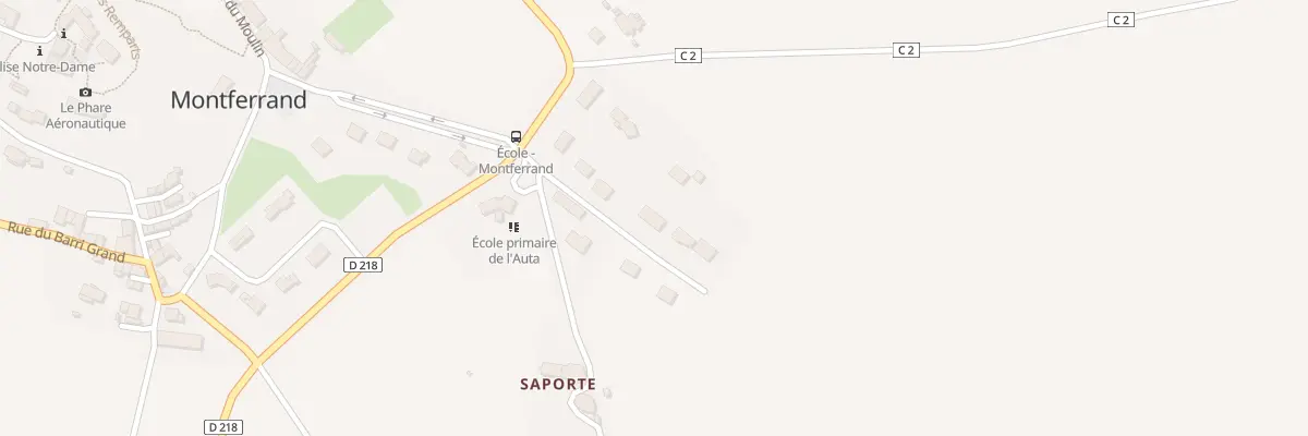 Plan du 64 Che de la Fount des Faourès à Montferrand