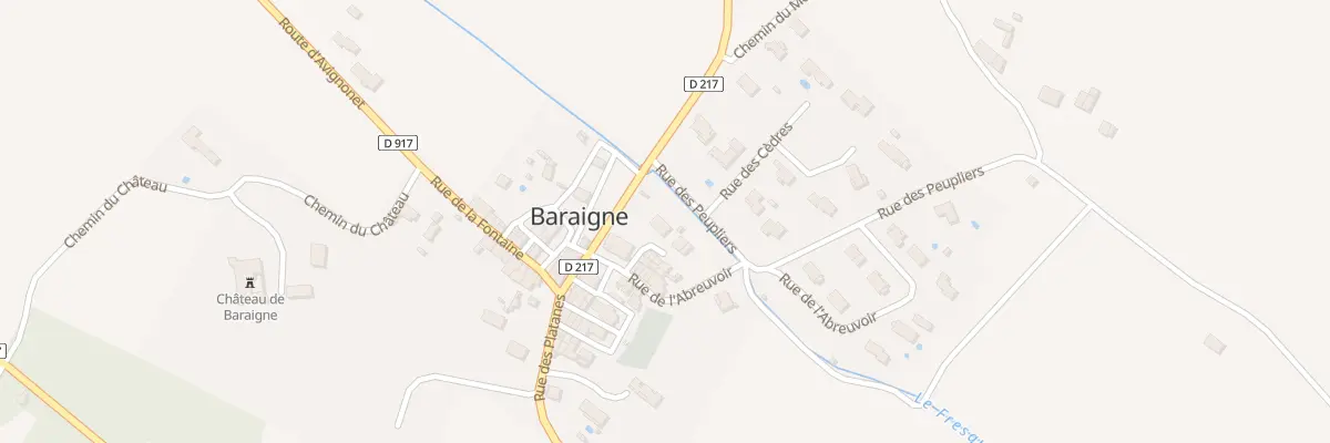 Plan du 1 Imp du Forgeron à Baraigne