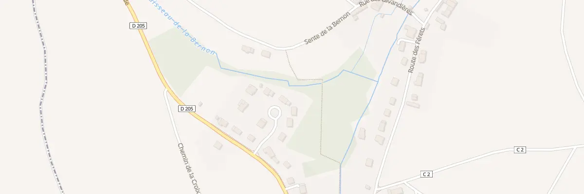 Plan du 25 Rte de Lainville à Montalet-le-Bois