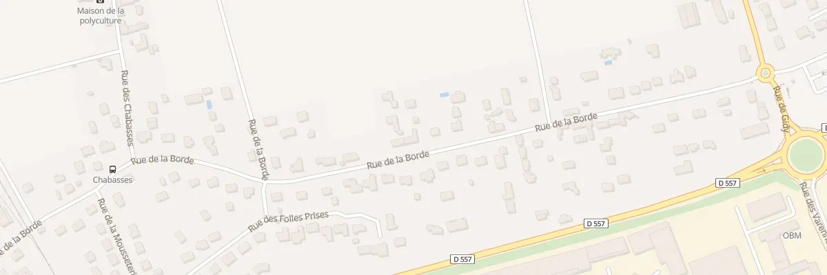 Plan du 77 Rue de la Borde à Ormes