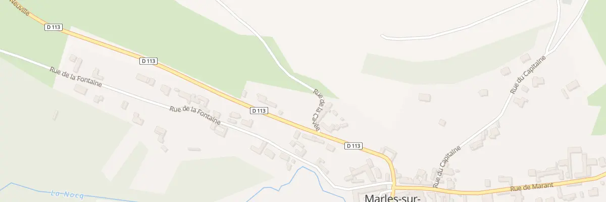 Plan du 1 Rue de la Cavée à Marles-sur-Canche
