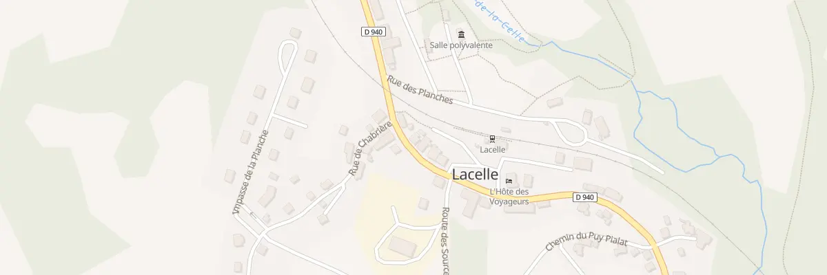 Plan du 5022 Le Bourg à Lacelle
