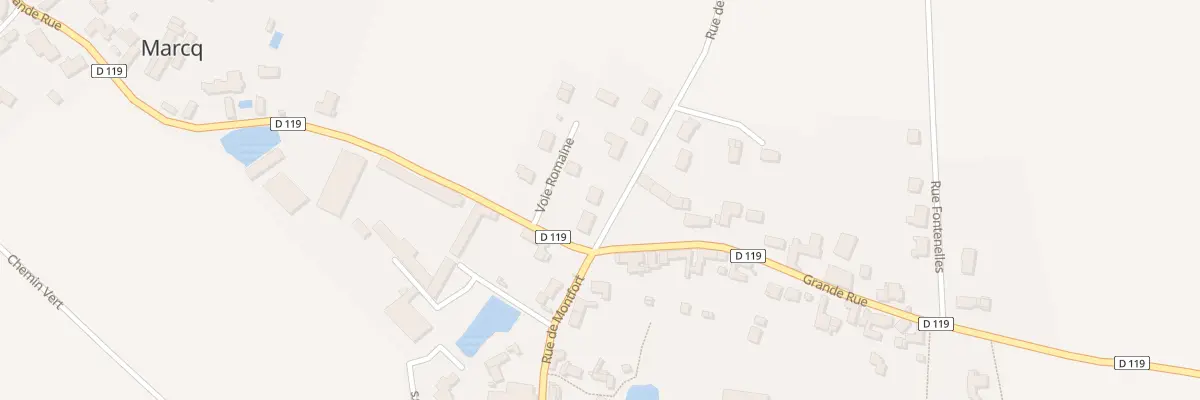 Plan du 1 Rue de la Plaine à Marcq