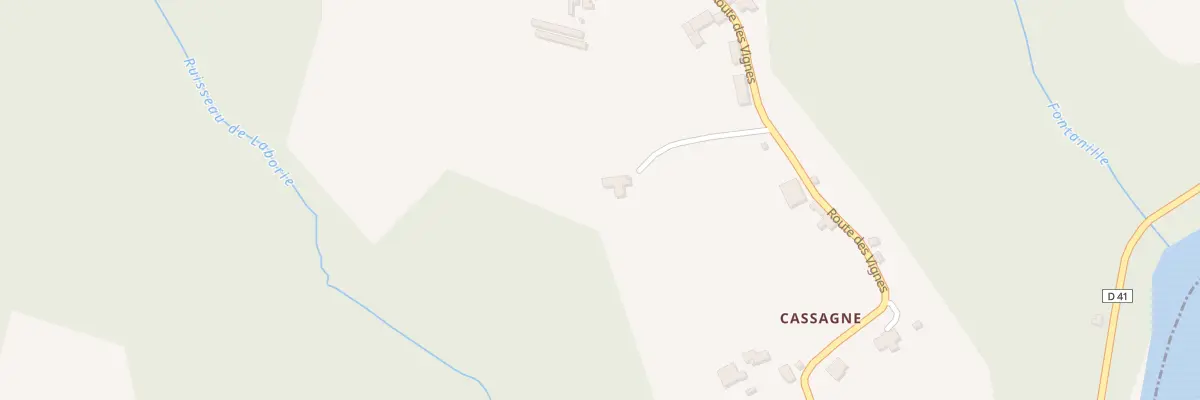 Plan du 5195 Cassagne à Astaillac