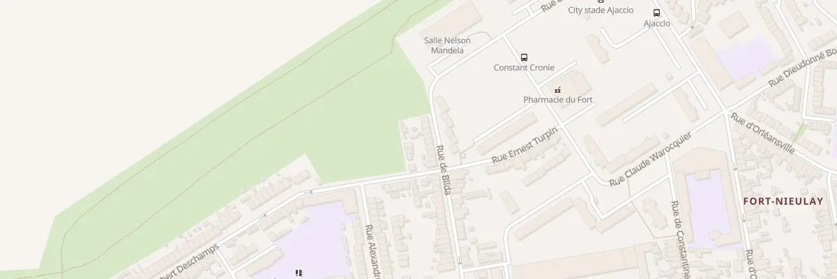 Plan du 91 Rue de Blida à Calais