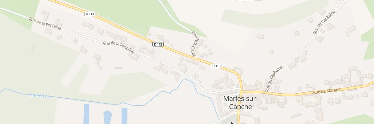 Plan du 8 Rue de Neuville à Marles-sur-Canche