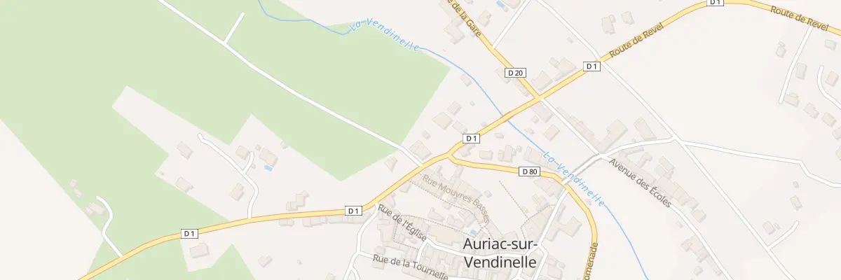 Plan du 10 Rte de Caraman à Auriac-sur-Vendinelle