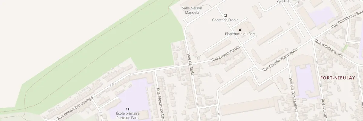 Plan du 83 Rue de Blida à Calais