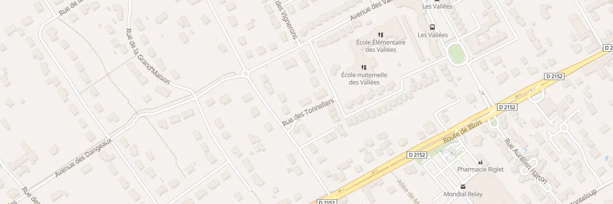 Plan du 3 Rue des Tonneliers à La Chapelle-Saint-Mesmin