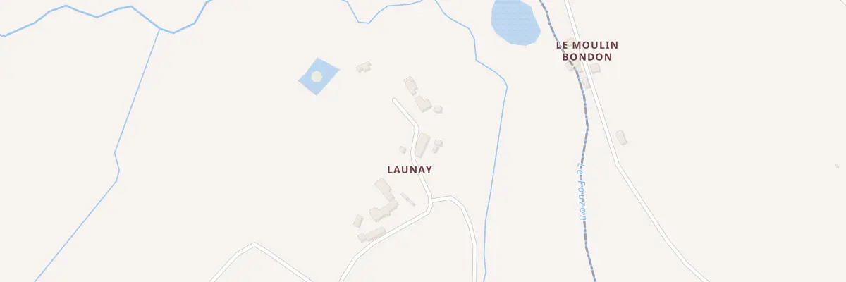 Plan du 2 Village de Launay à Saint-Outrille