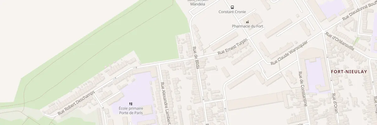 Plan du 79 Rue de Blida à Calais