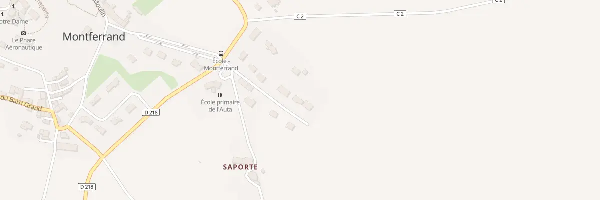Plan du 40 Che de la Fount des Faourès à Montferrand