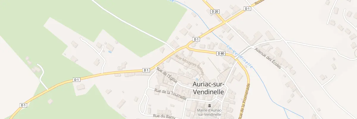 Plan du 14 Rue Mouyres Hautes à Auriac-sur-Vendinelle